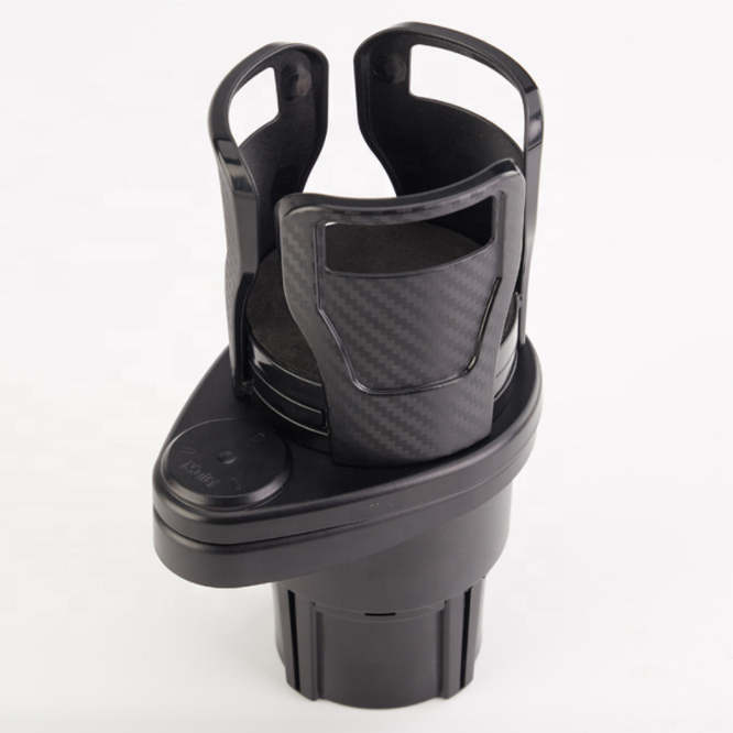 FN-CCH 2-in-1 Car Slip-Proof Cup Holder 360 Degree Rotating Water Multifunctio<i></i>nal Dual Car Cup Holde